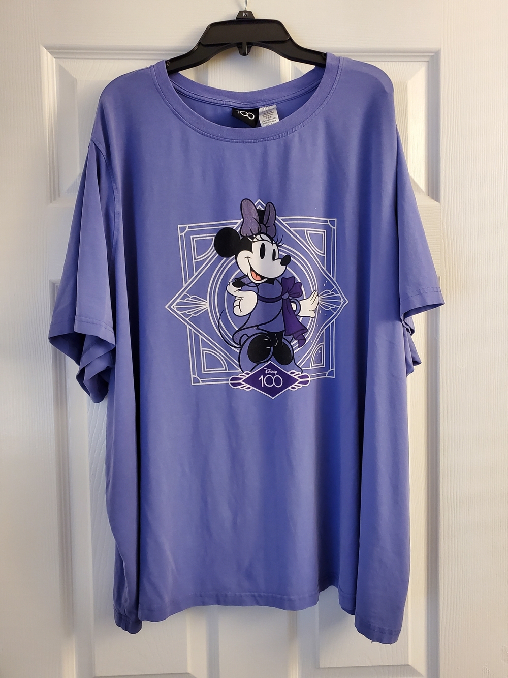 Disney Minnie Mouse Purple Graphic Tee - Womenโs Shirt